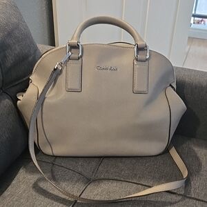 Calvin Klein Women's Cream Satchel
